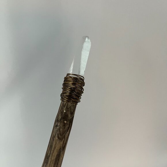 Handmade Optical Lemurian Wand - "Copia" (Reiki Infused) - **One of a Kind** - Picture 5 of 5